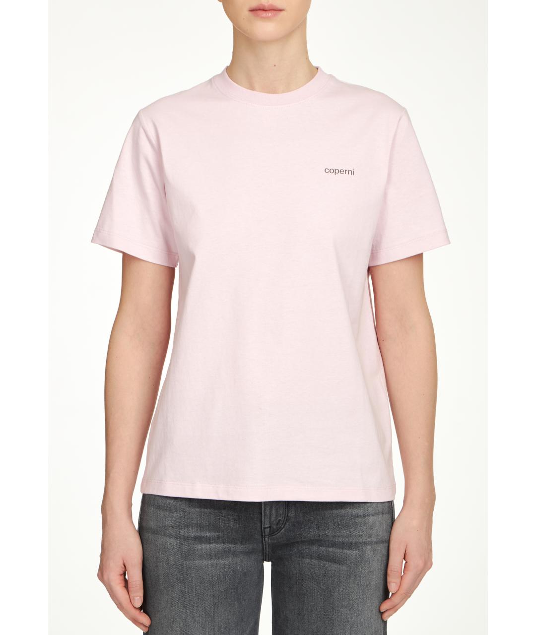COPERNI Розовая хлопковая футболка, фото 3