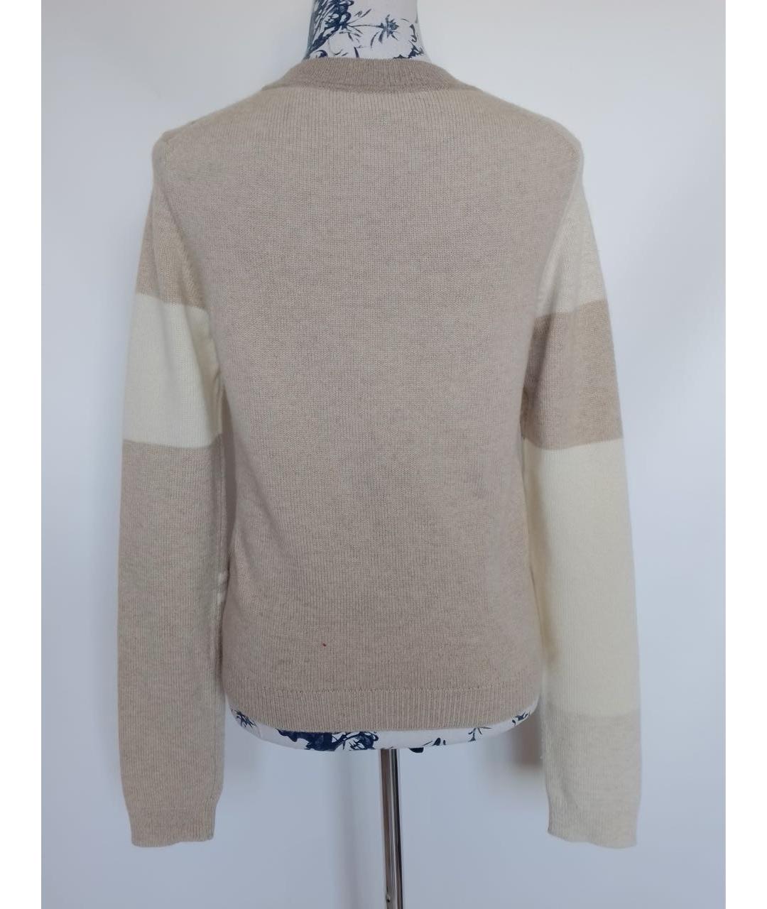 HERMES Бежевый кашемировый джемпер / свитер, фото 6