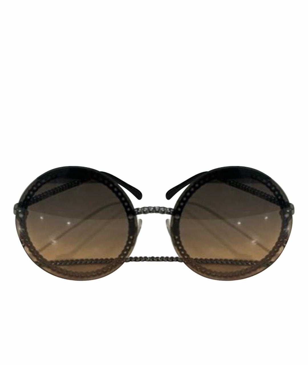 CHANEL PRE-OWNED Мульти металлические солнцезащитные очки, фото 1