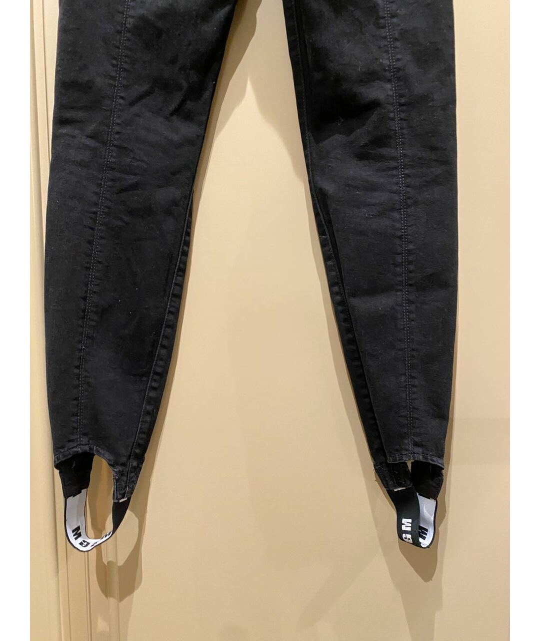 MSGM Черные хлопковые джинсы слим, фото 5