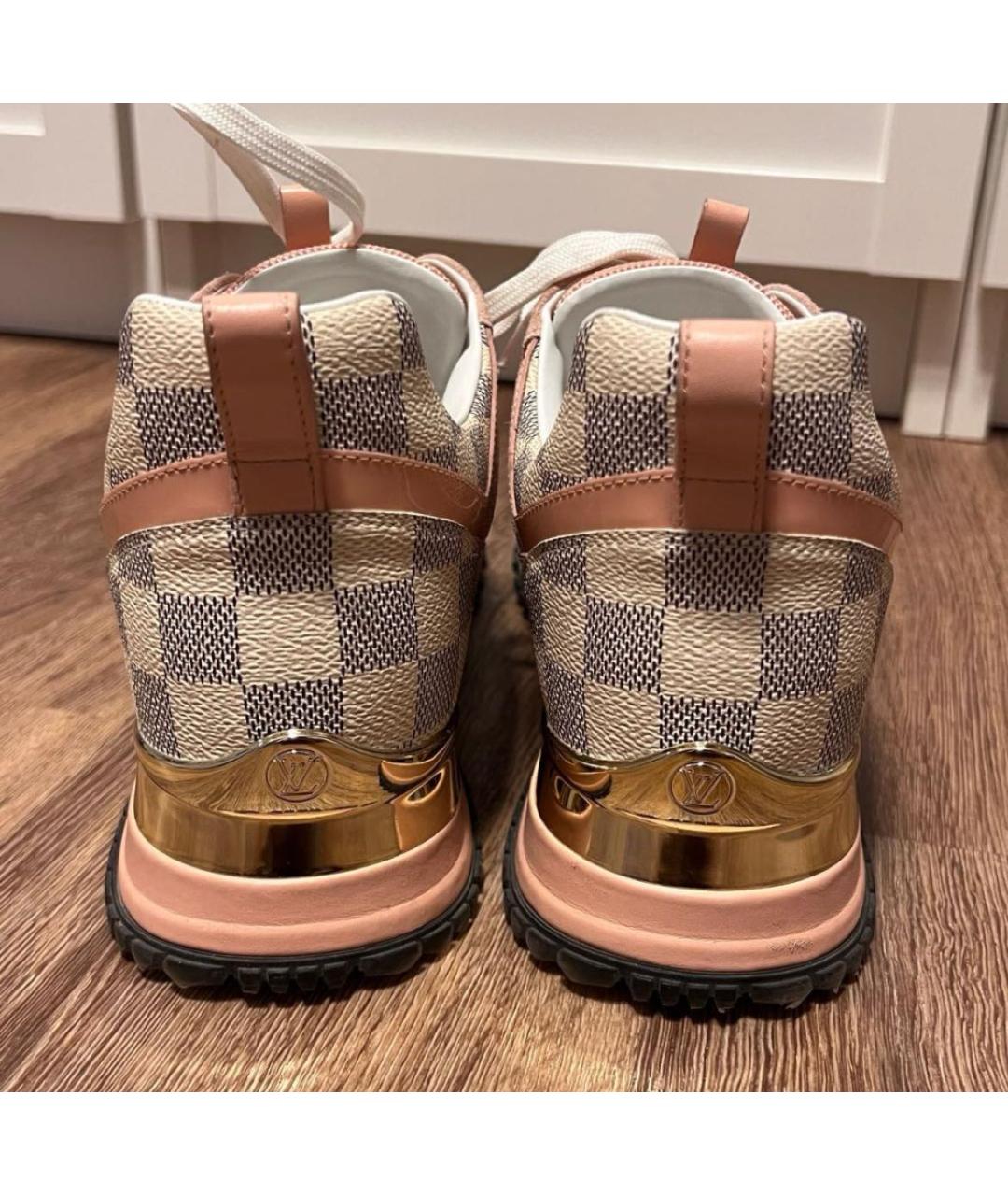 LOUIS VUITTON PRE-OWNED Розовые кроссовки, фото 4