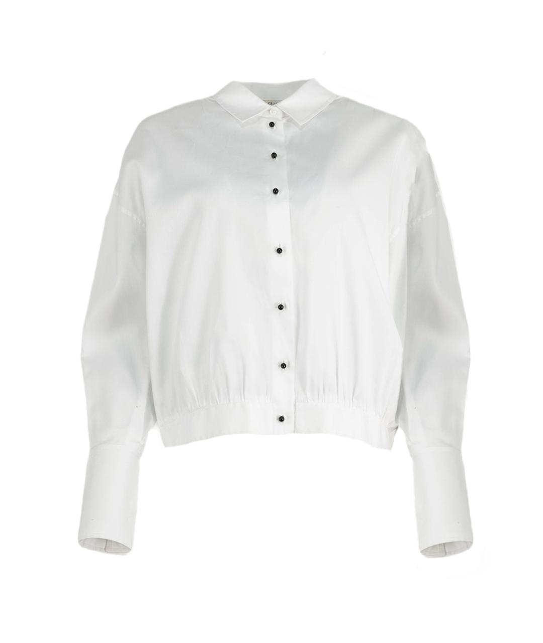 CELINE PRE-OWNED Белая хлопковая рубашка, фото 6