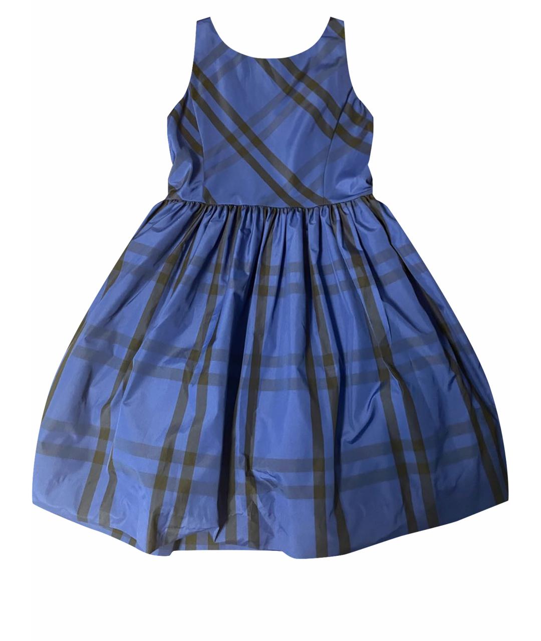 RALPH LAUREN Темно-синее полиамидовое вечернее платье, фото 1