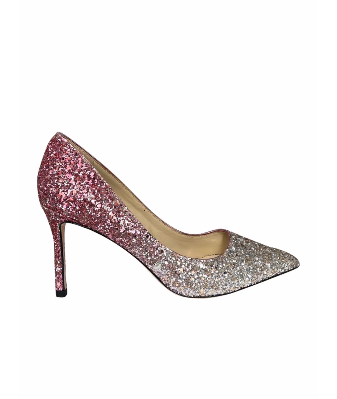 JIMMY CHOO Розовые кожаные туфли, фото 1