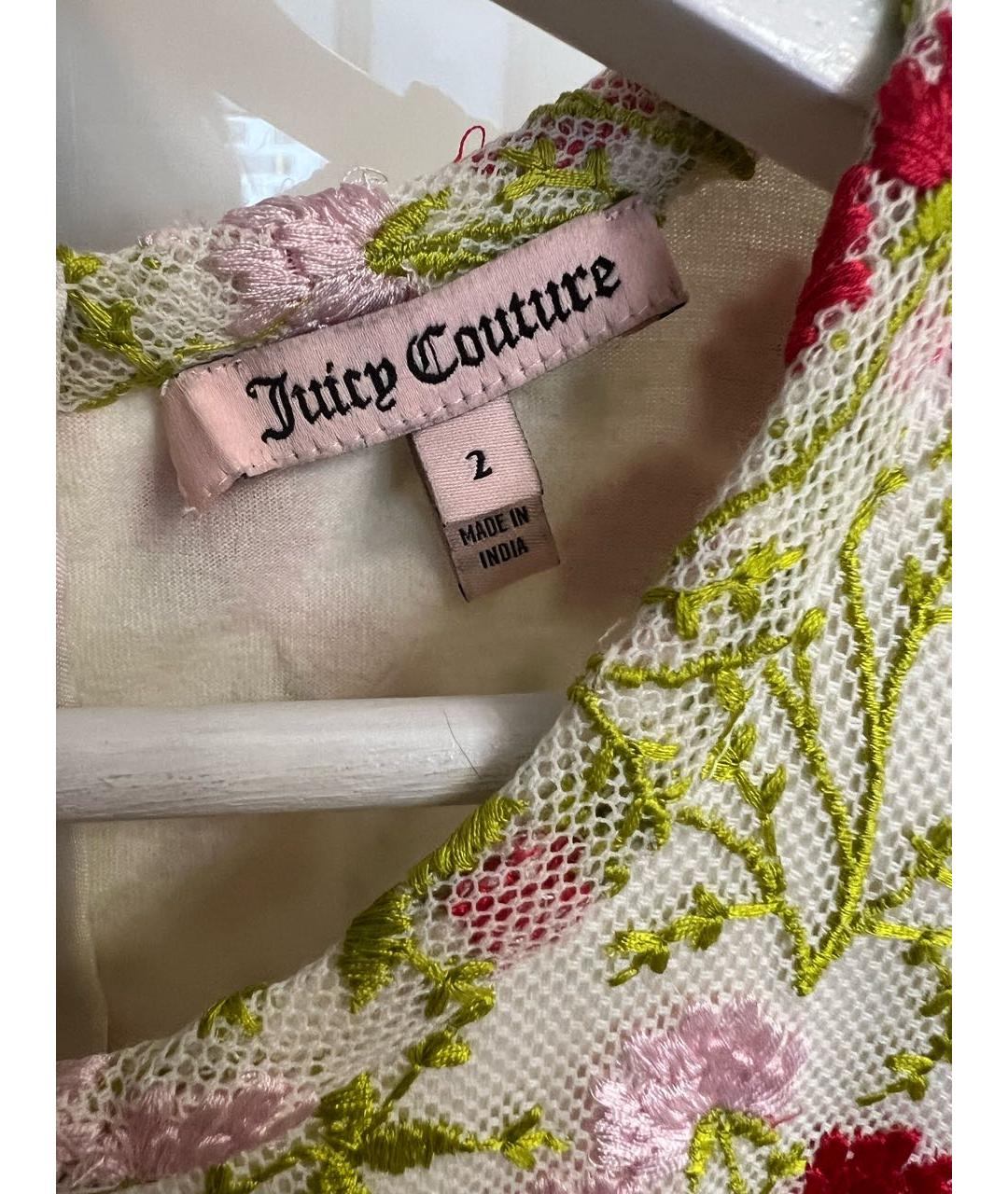 JUICY COUTURE Розовое хлопковое повседневное платье, фото 3