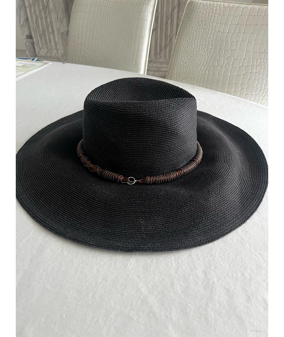 BRUNELLO CUCINELLI Черная шляпа, фото 4