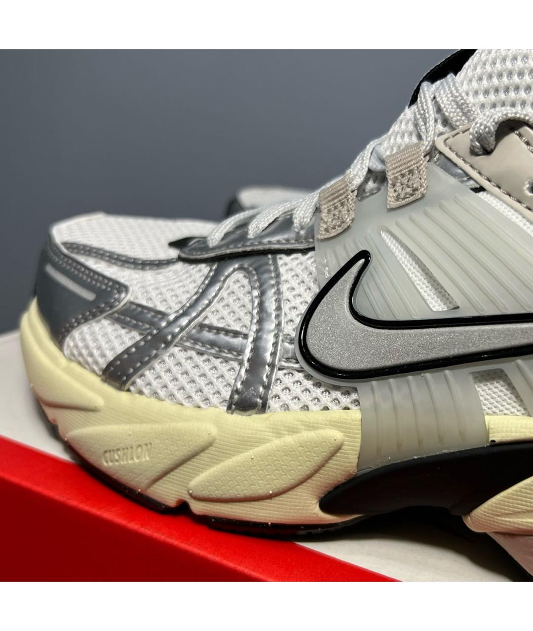 NIKE Белые текстильные кроссовки, фото 5