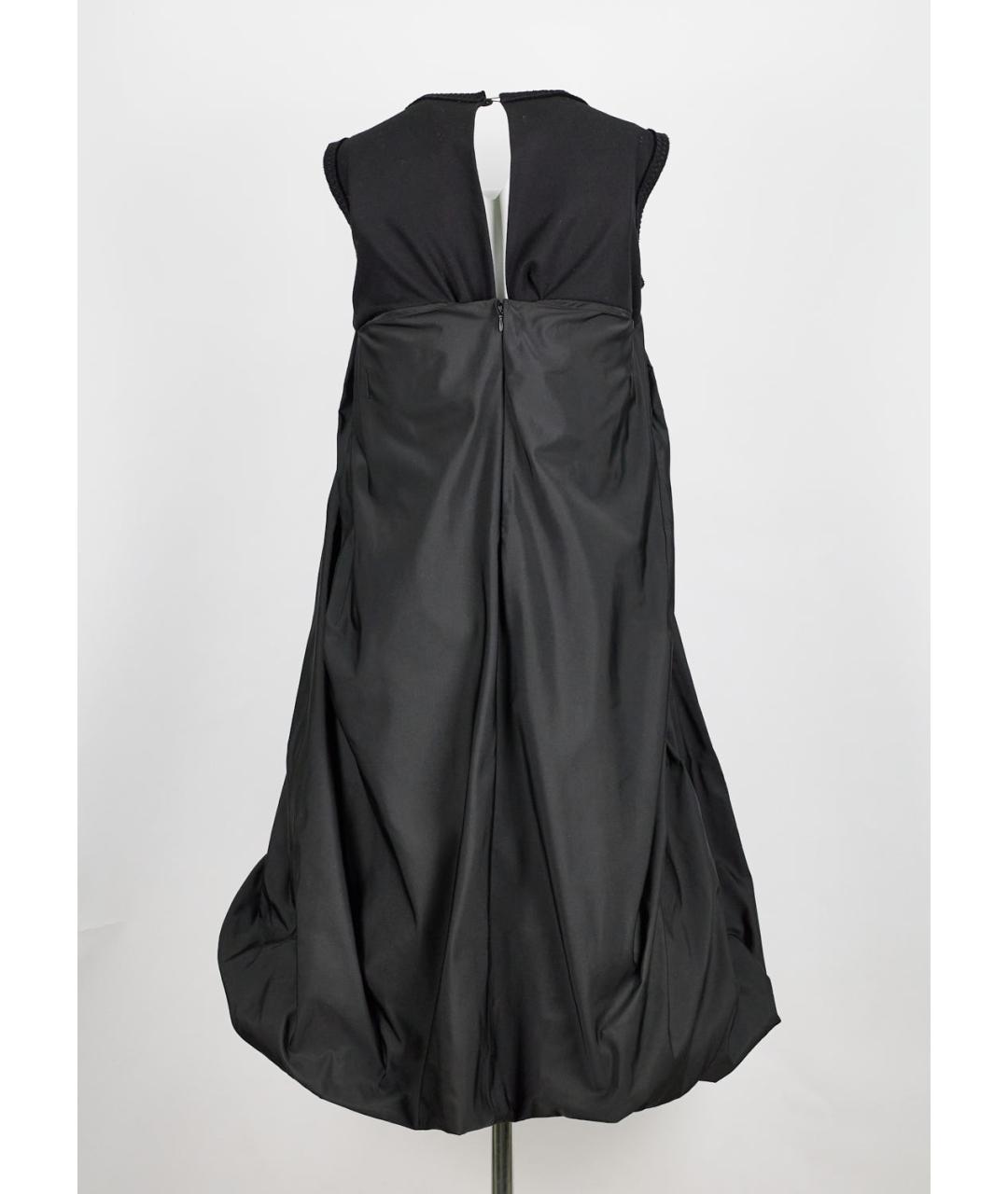 GIANFRANCO FERRE Черное шерстяное вечернее платье, фото 2