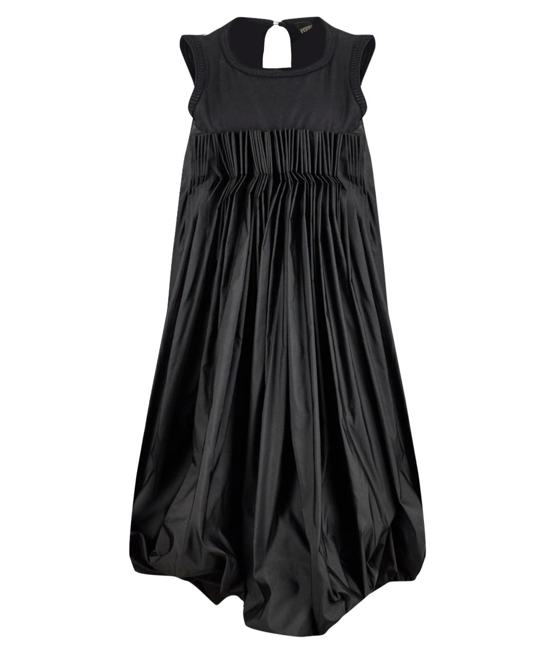 GIANFRANCO FERRE Черное шерстяное вечернее платье, фото 1