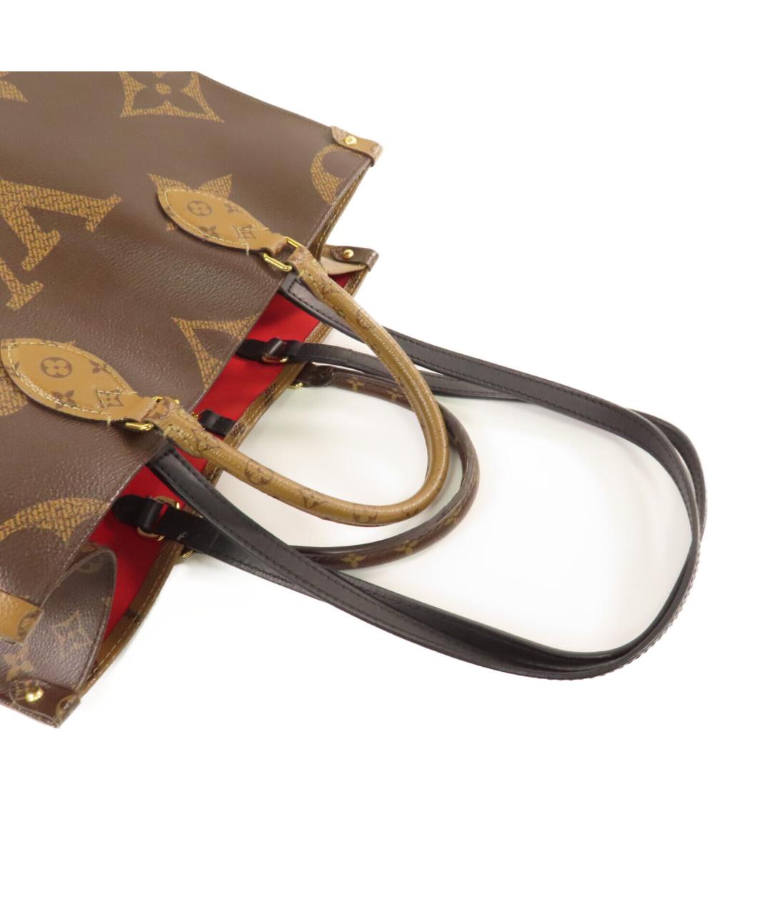 LOUIS VUITTON Коричневая сумка тоут, фото 7