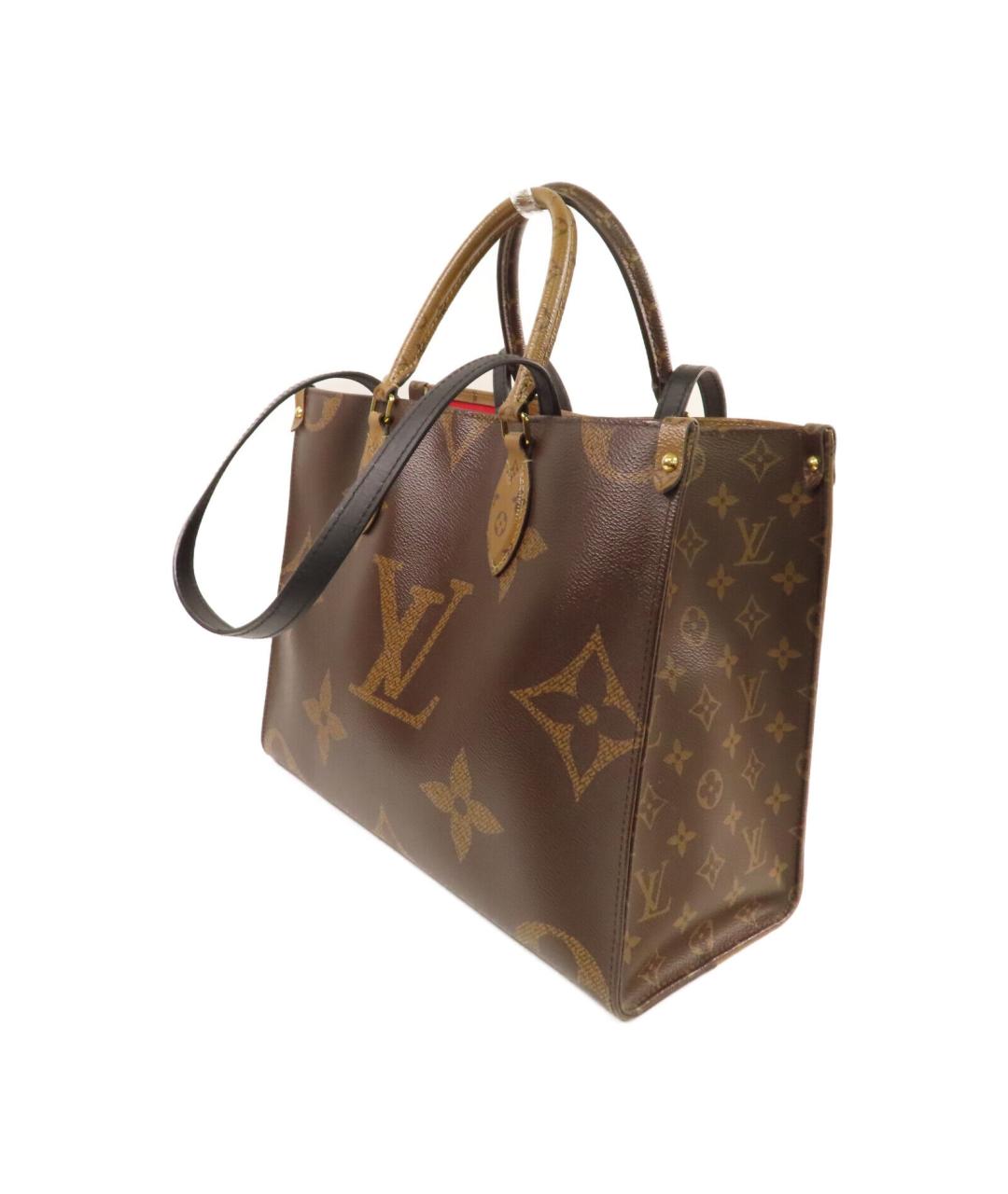 LOUIS VUITTON Коричневая сумка тоут, фото 3