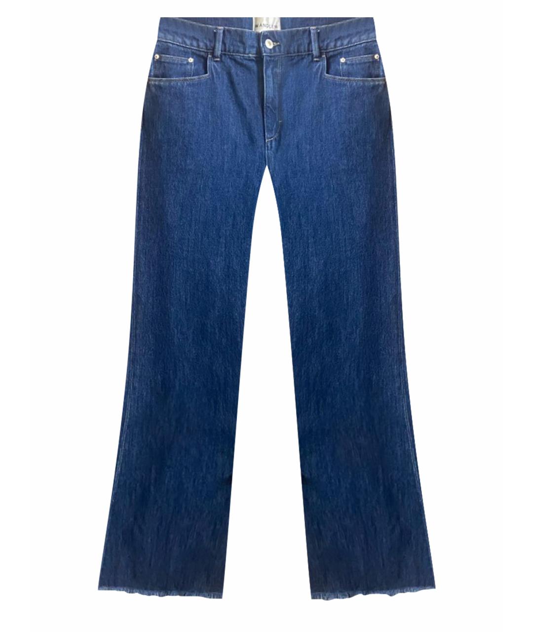 WANDLER Синие хлопковые джинсы клеш, фото 1