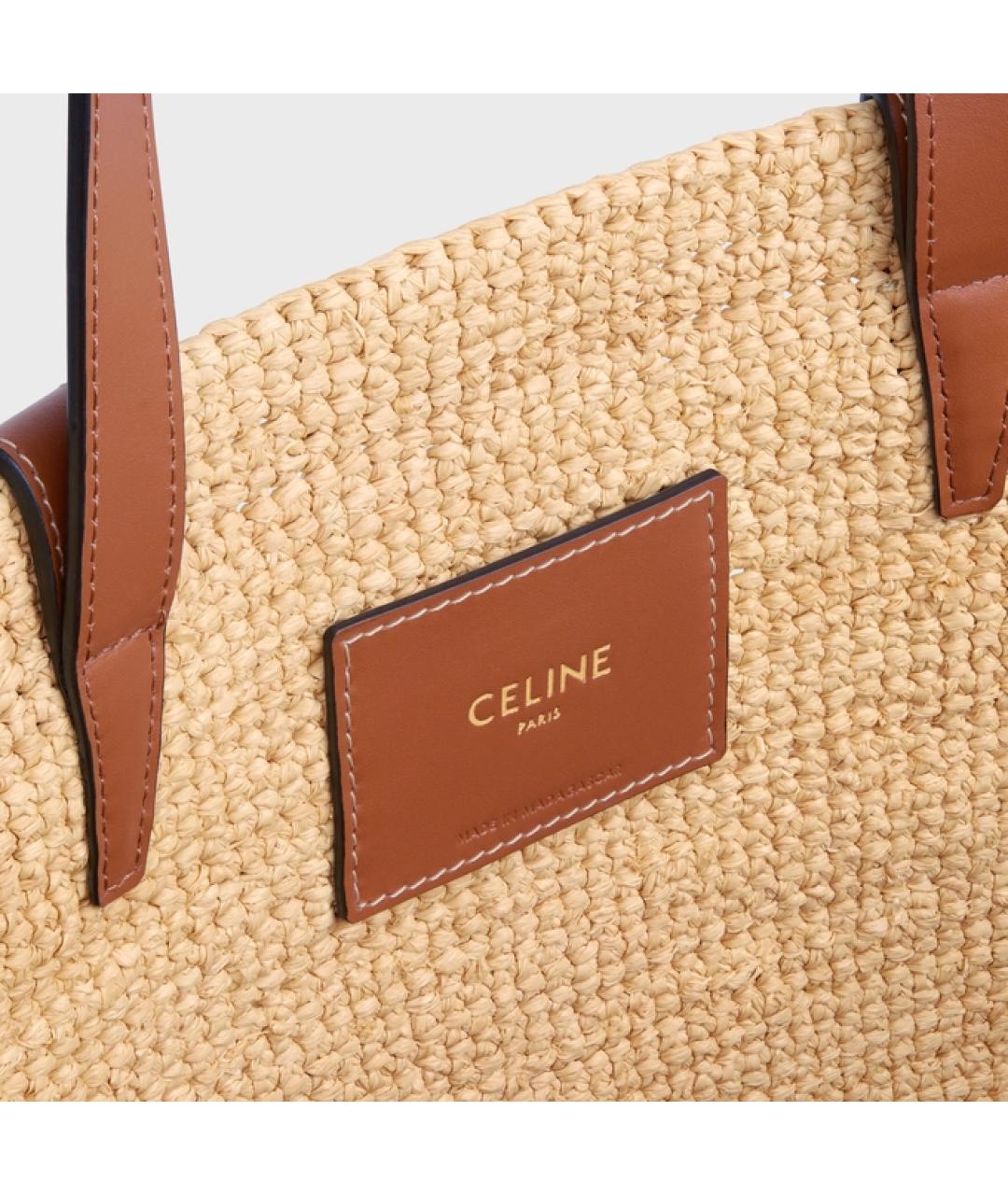 CELINE Бежевая сумка тоут, фото 5