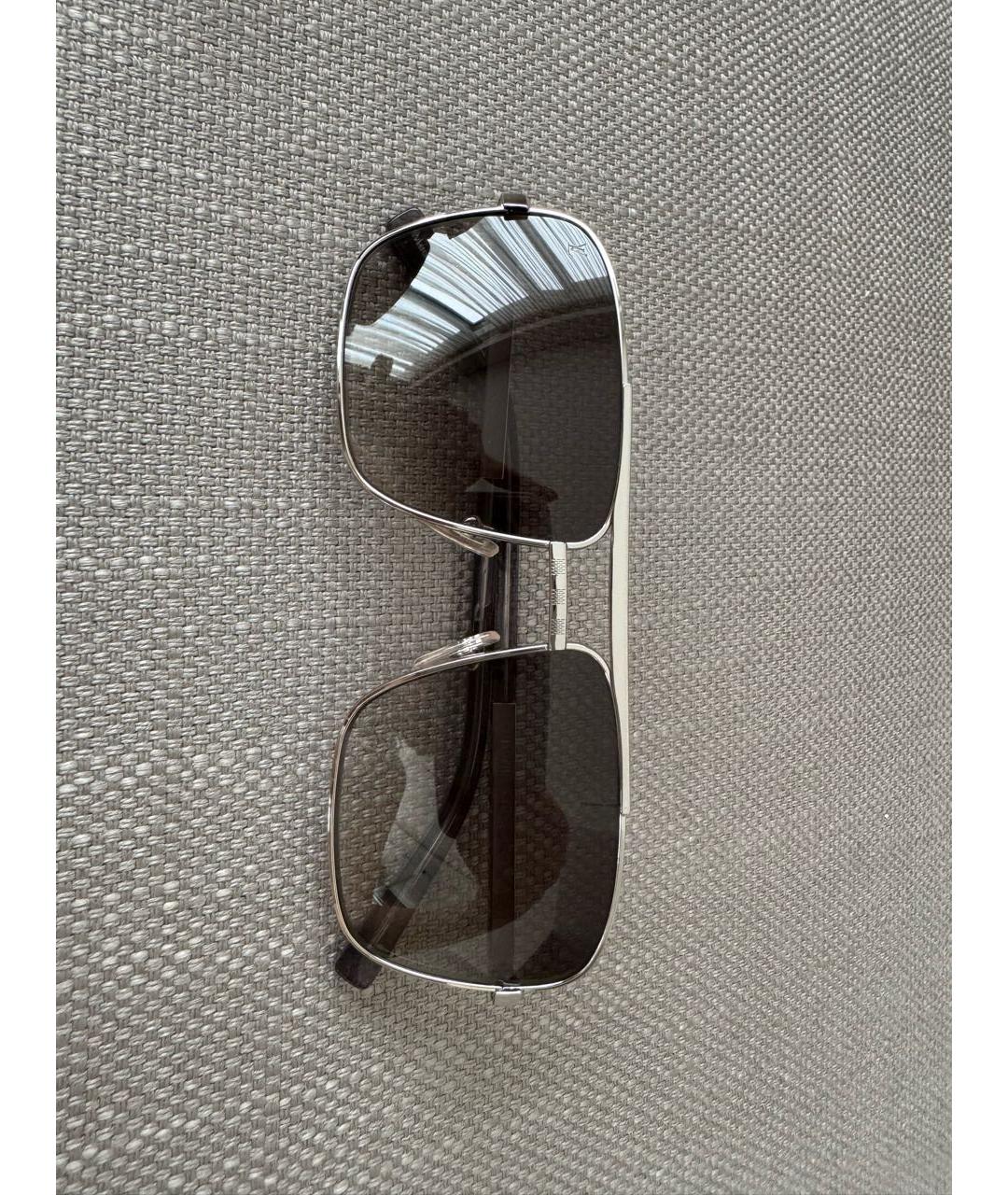 LOUIS VUITTON Коричневые пластиковые солнцезащитные очки, фото 5