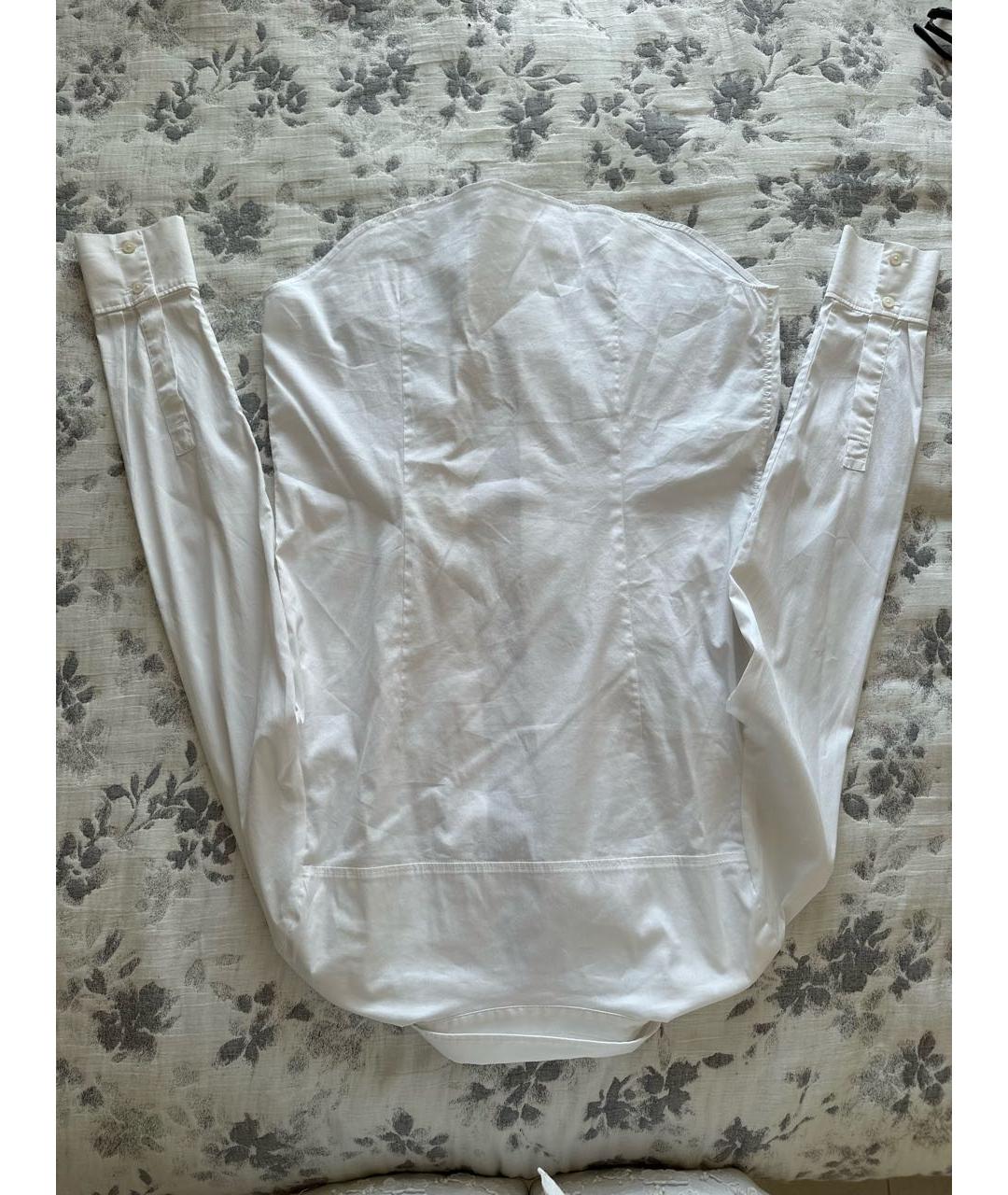 COS Белая хлопко-эластановая рубашка, фото 2