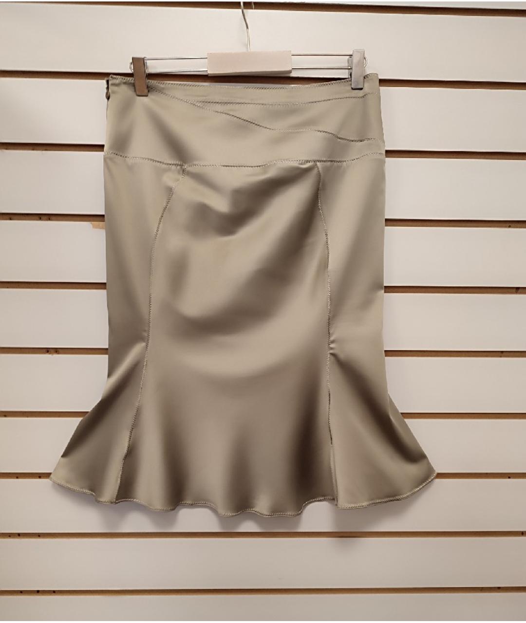 JUST CAVALLI Бежевая полиэстеровая юбка миди, фото 2