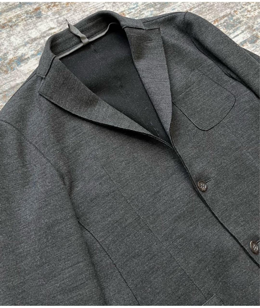 BOGNER Серый шерстяной пиджак, фото 2