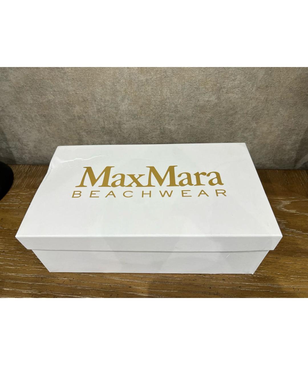 MAX MARA Бежевые шлепанцы, фото 6