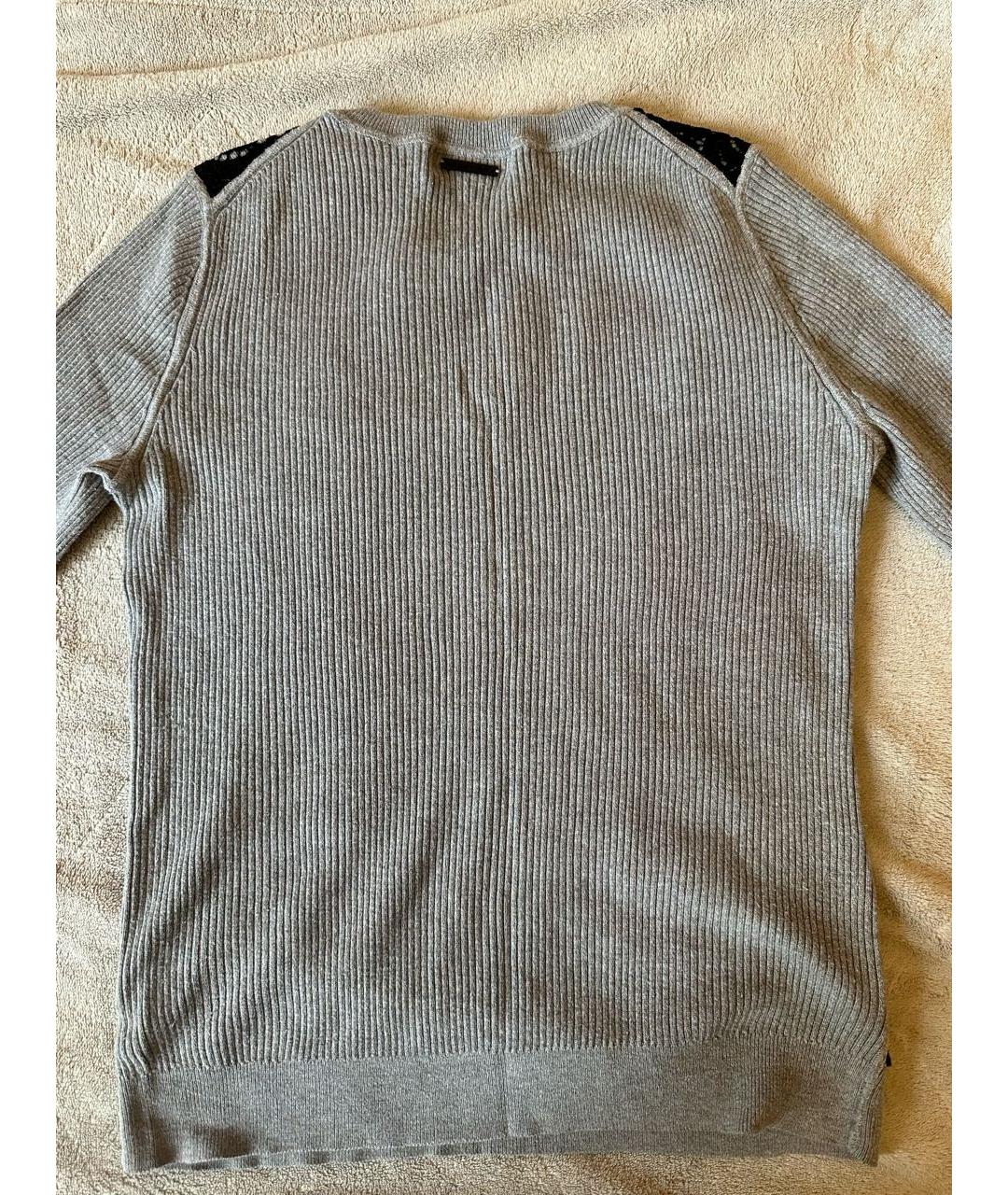 MICHAEL KORS Антрацитовый полиэстеровый джемпер / свитер, фото 2