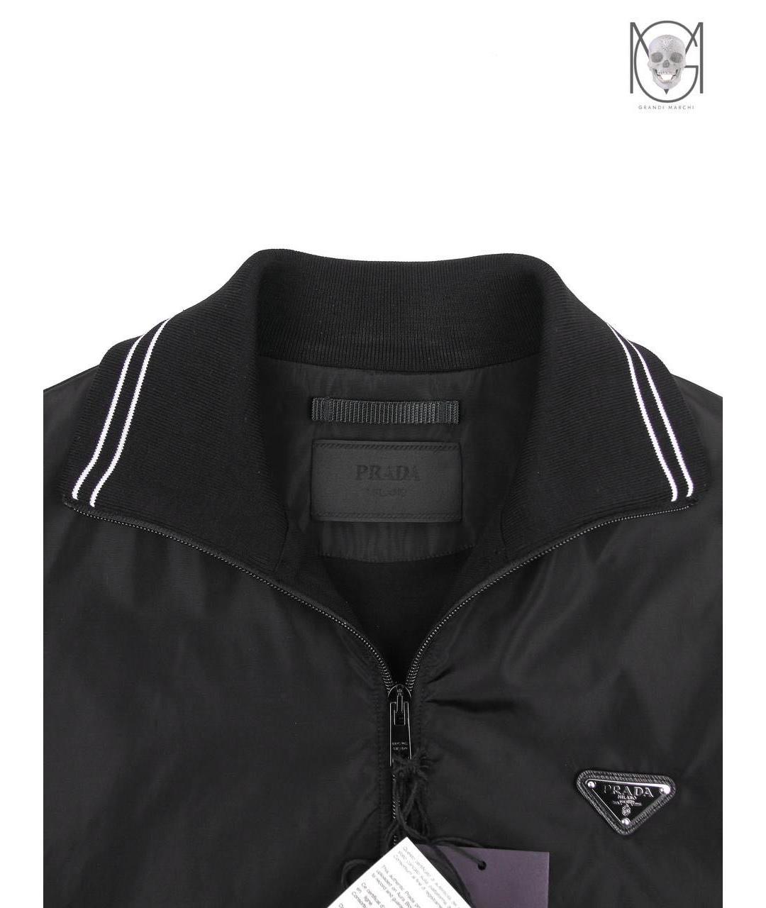 PRADA Черная хлопковая куртка, фото 3