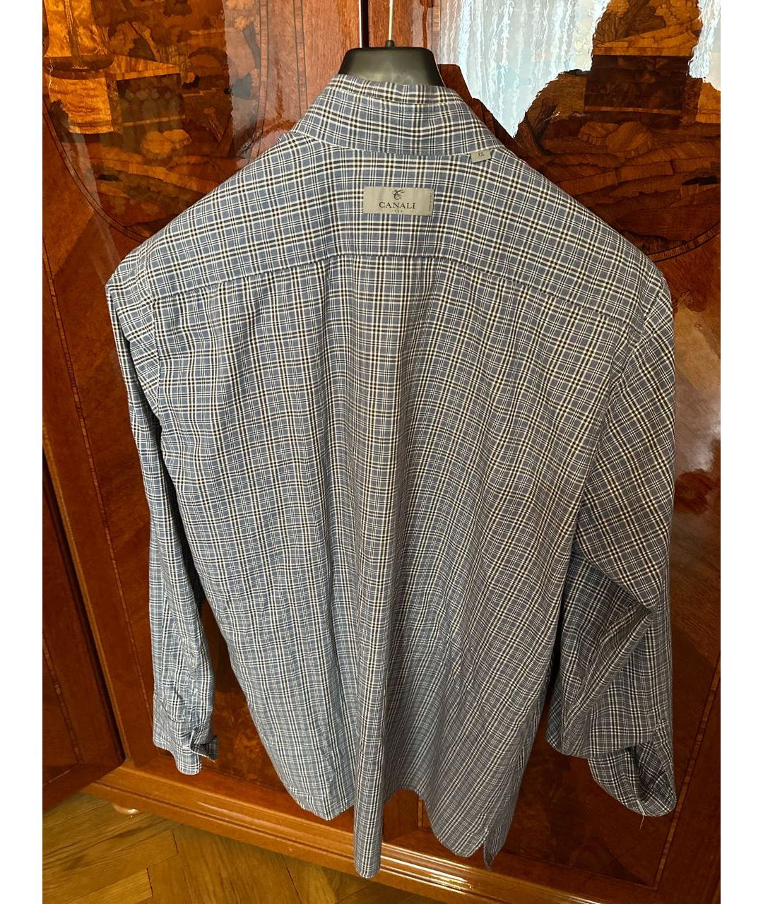 CANALI Мульти хлопковая кэжуал рубашка, фото 3