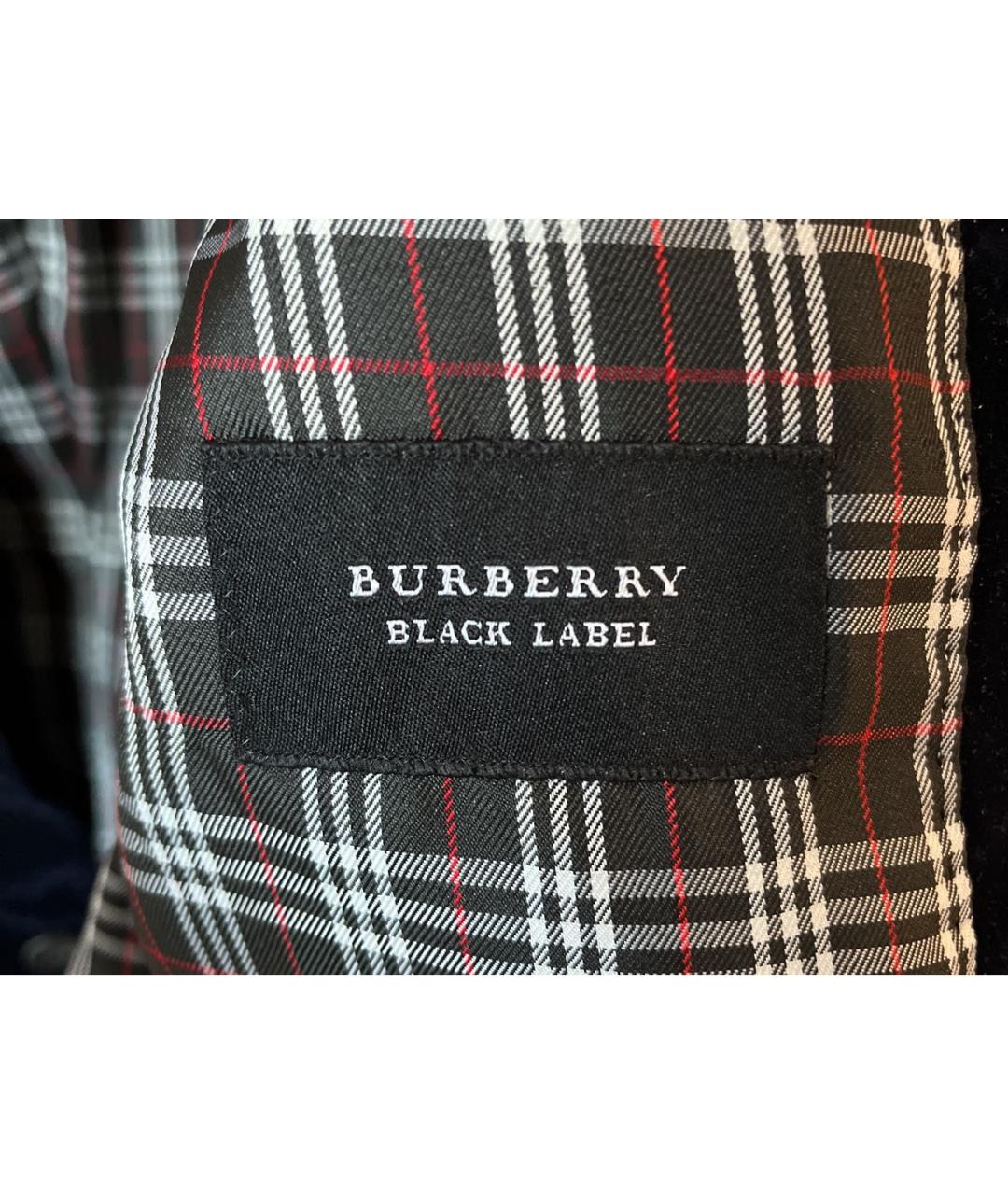 BURBERRY Темно-синий шерстяной жакет/пиджак, фото 4