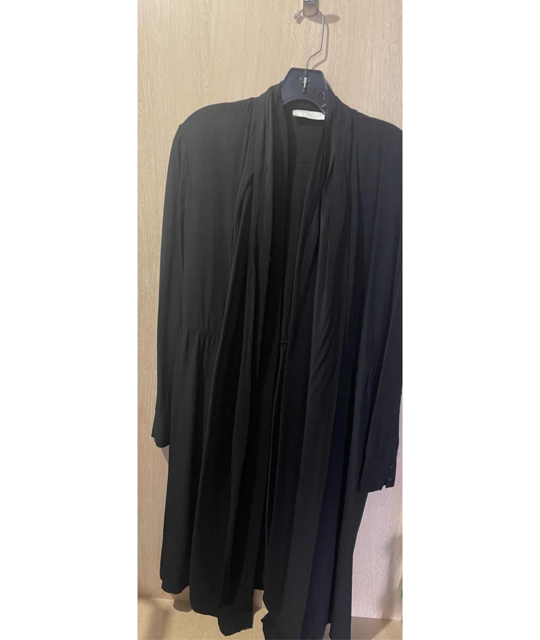 CHLOE Черное шифоновое коктейльное платье, фото 7