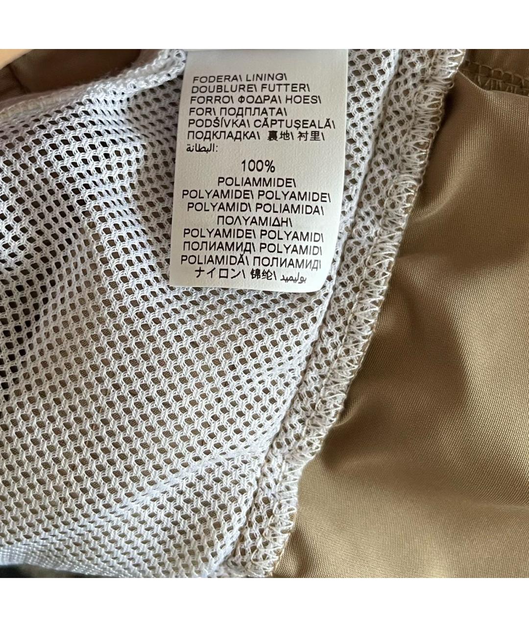 BRUNELLO CUCINELLI Бежевые полиэстеровые плавки, фото 7