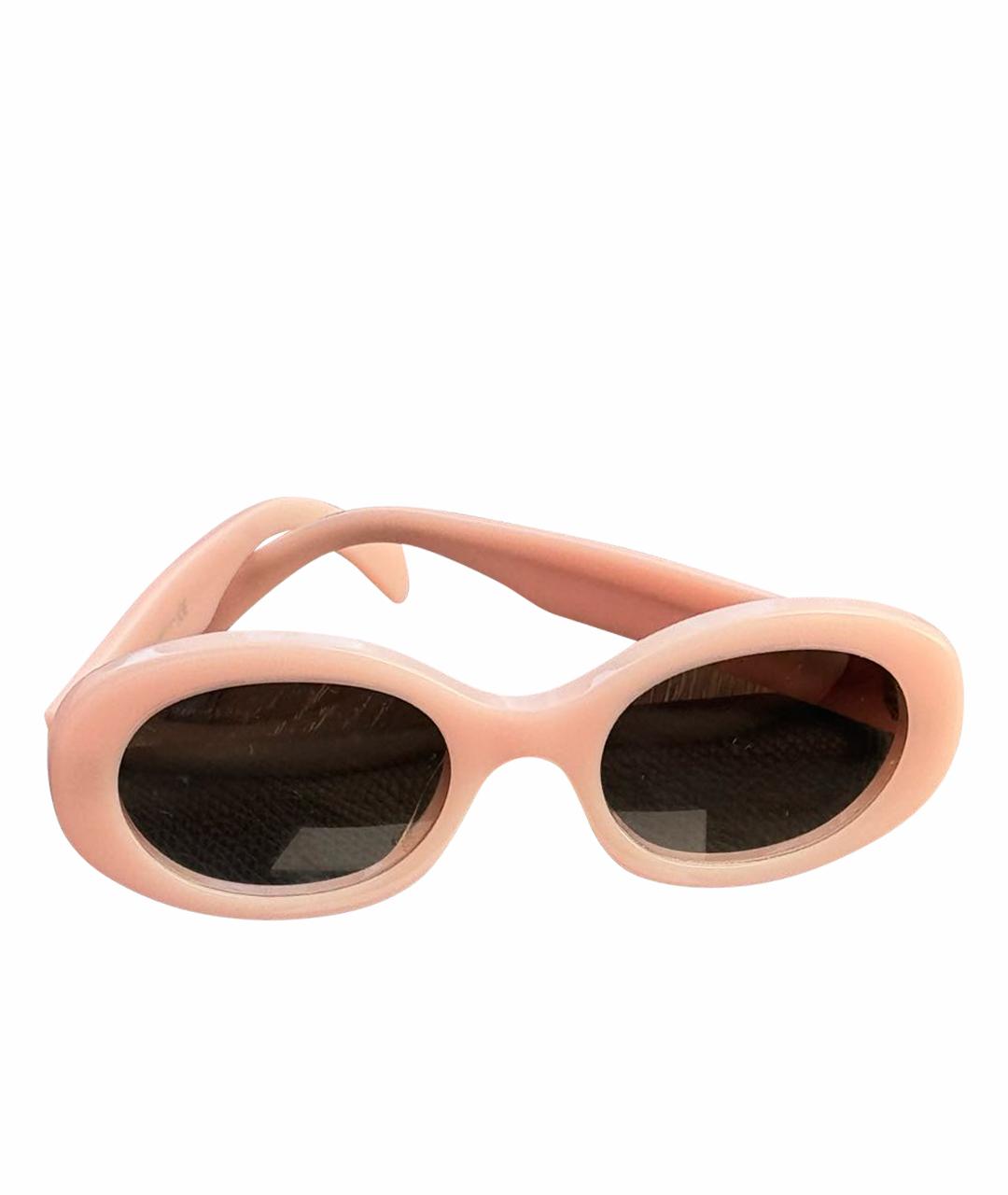CELINE PRE-OWNED Коралловые пластиковые солнцезащитные очки, фото 1