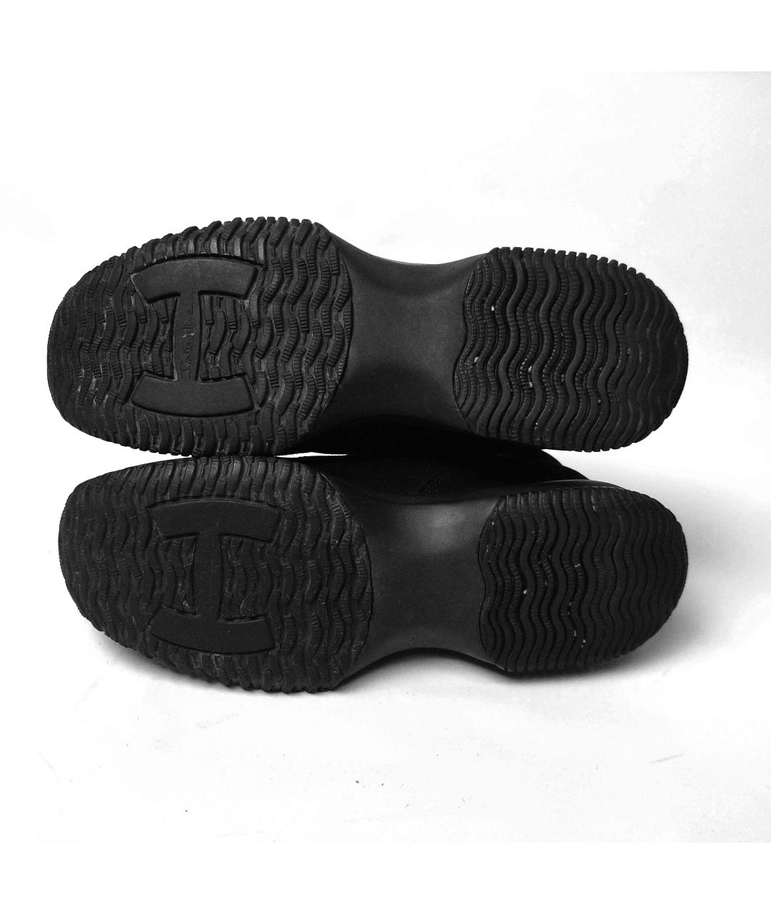 HOGAN Черные замшевые кроссовки, фото 5