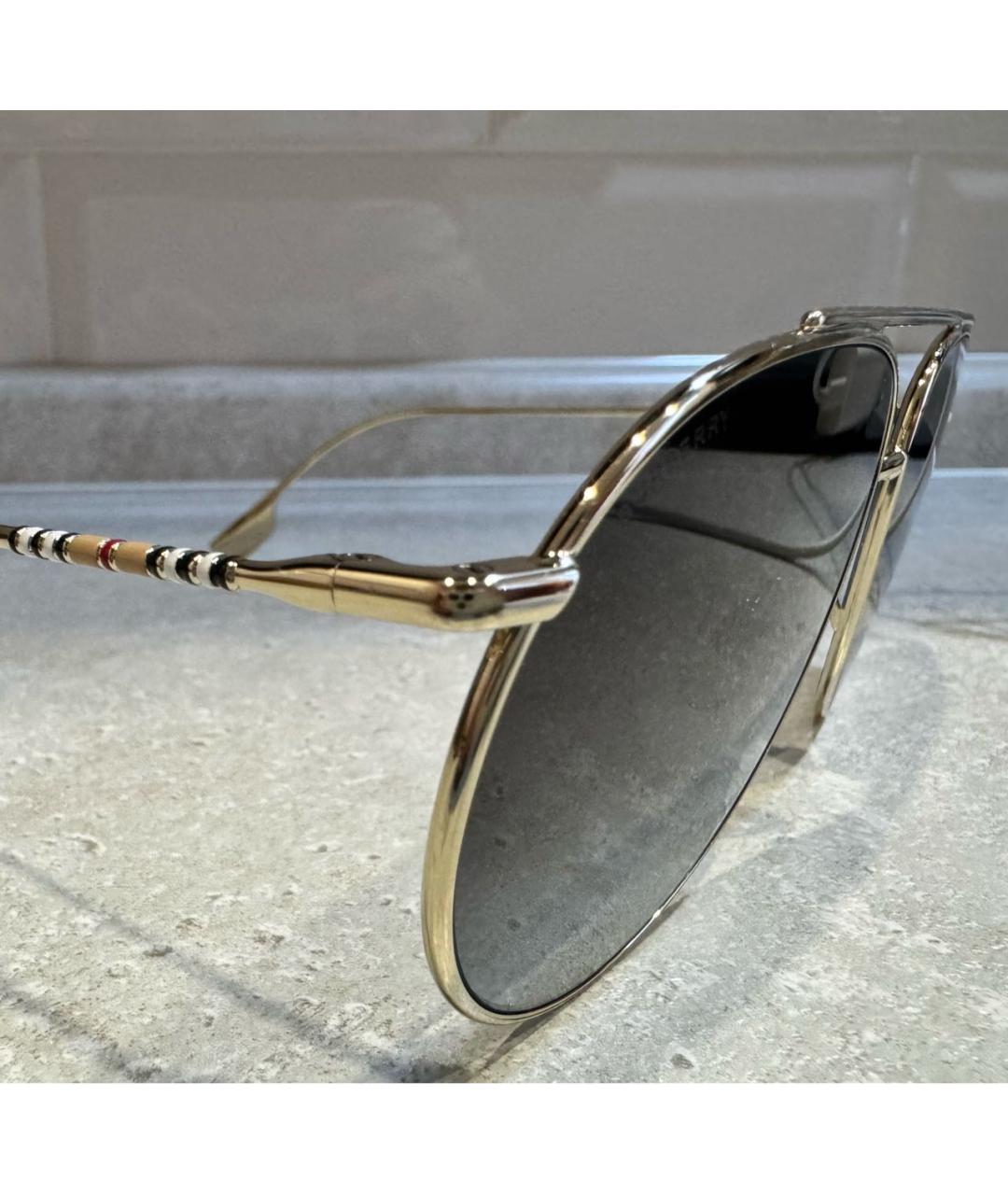 BURBERRY Мульти пластиковые солнцезащитные очки, фото 3