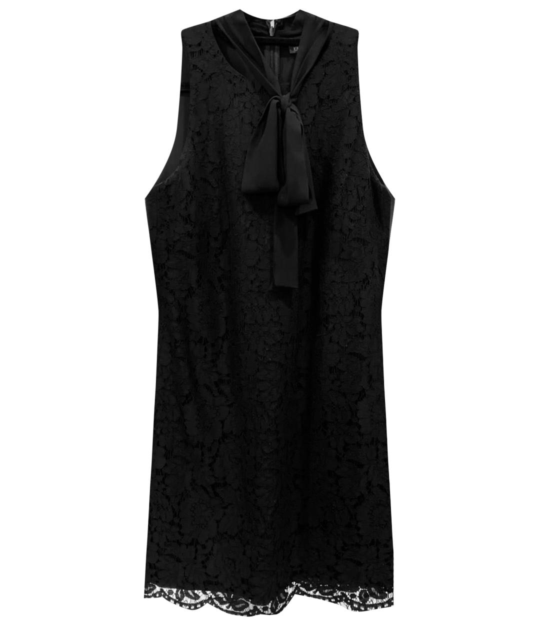 ERMANNO SCERVINO Черное кружевное коктейльное платье, фото 1