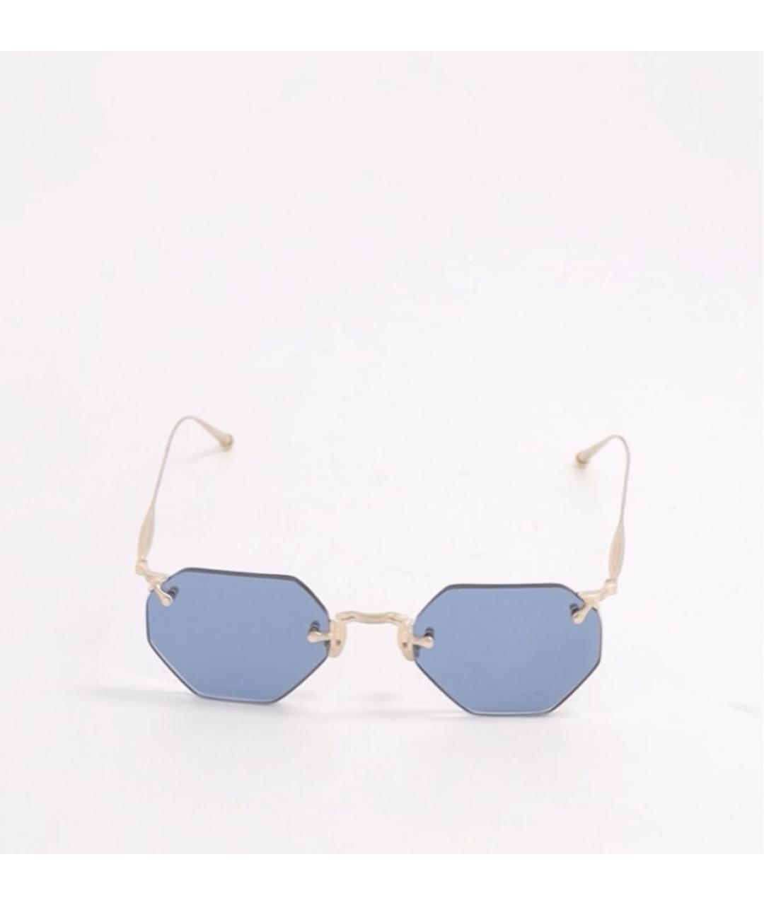 MATSUDA Синие металлические солнцезащитные очки, фото 3