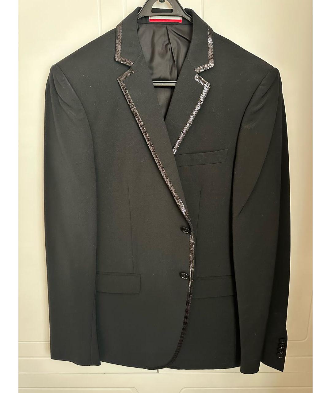 MOSCHINO Черный шерстяной пиджак, фото 9