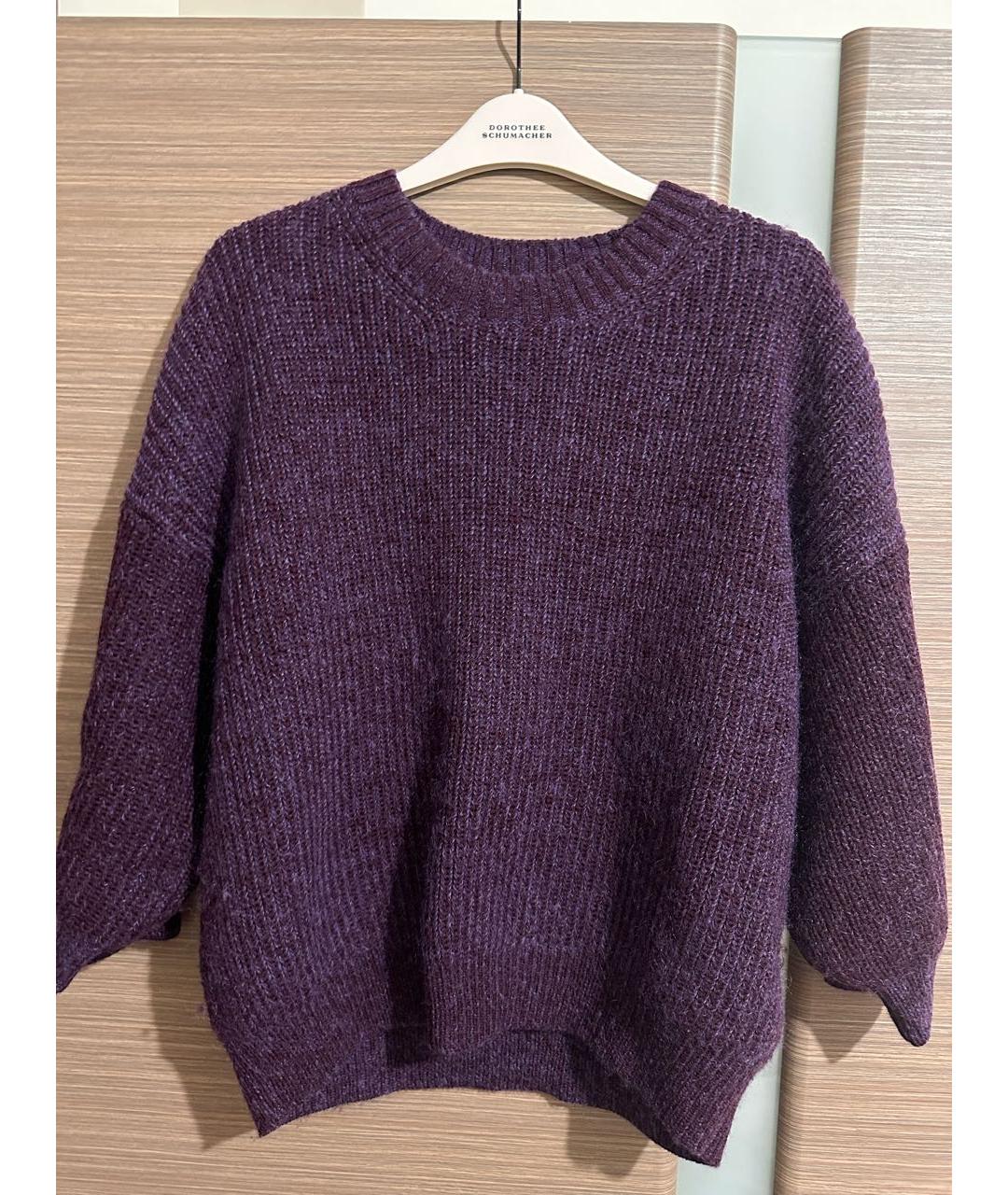 3.1 PHILLIP LIM Фиолетовый шерстяной джемпер / свитер, фото 6