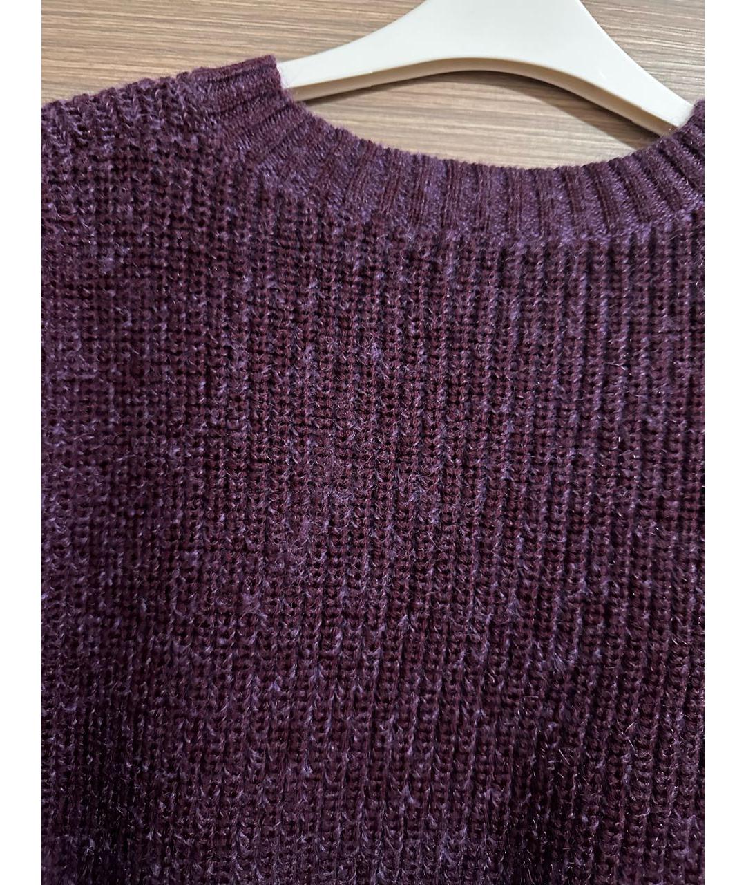 3.1 PHILLIP LIM Фиолетовый шерстяной джемпер / свитер, фото 4