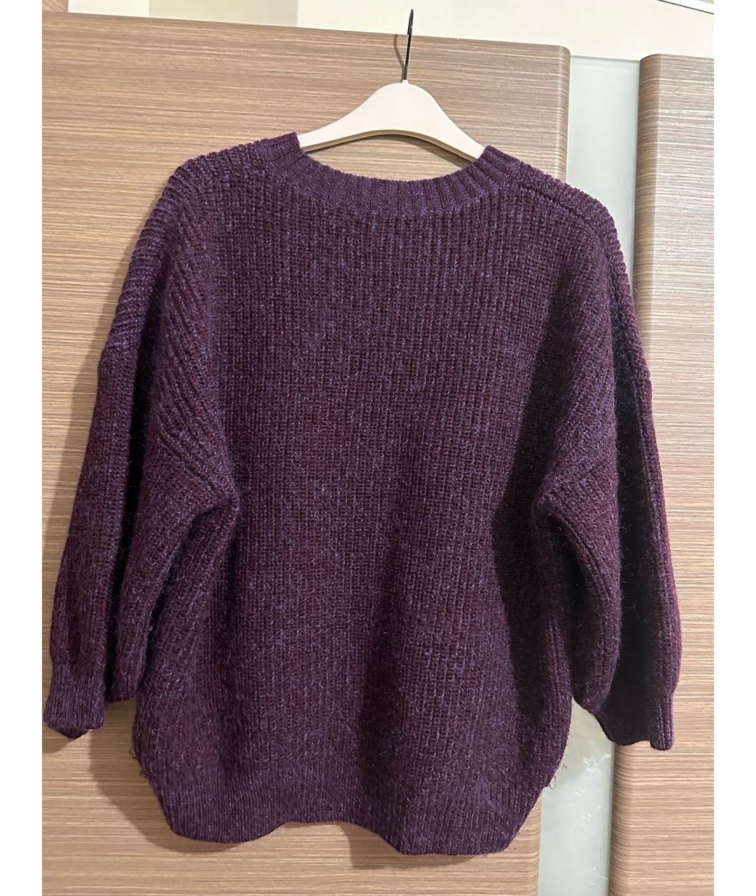 3.1 PHILLIP LIM Фиолетовый шерстяной джемпер / свитер, фото 2