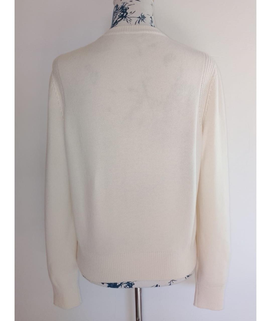 CHANEL PRE-OWNED Белый кашемировый джемпер / свитер, фото 4