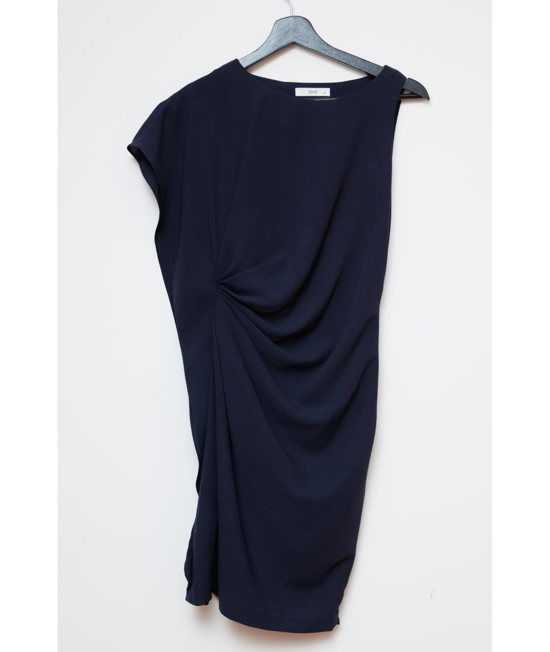 PRADA Темно-синее шелковое коктейльное платье, фото 7