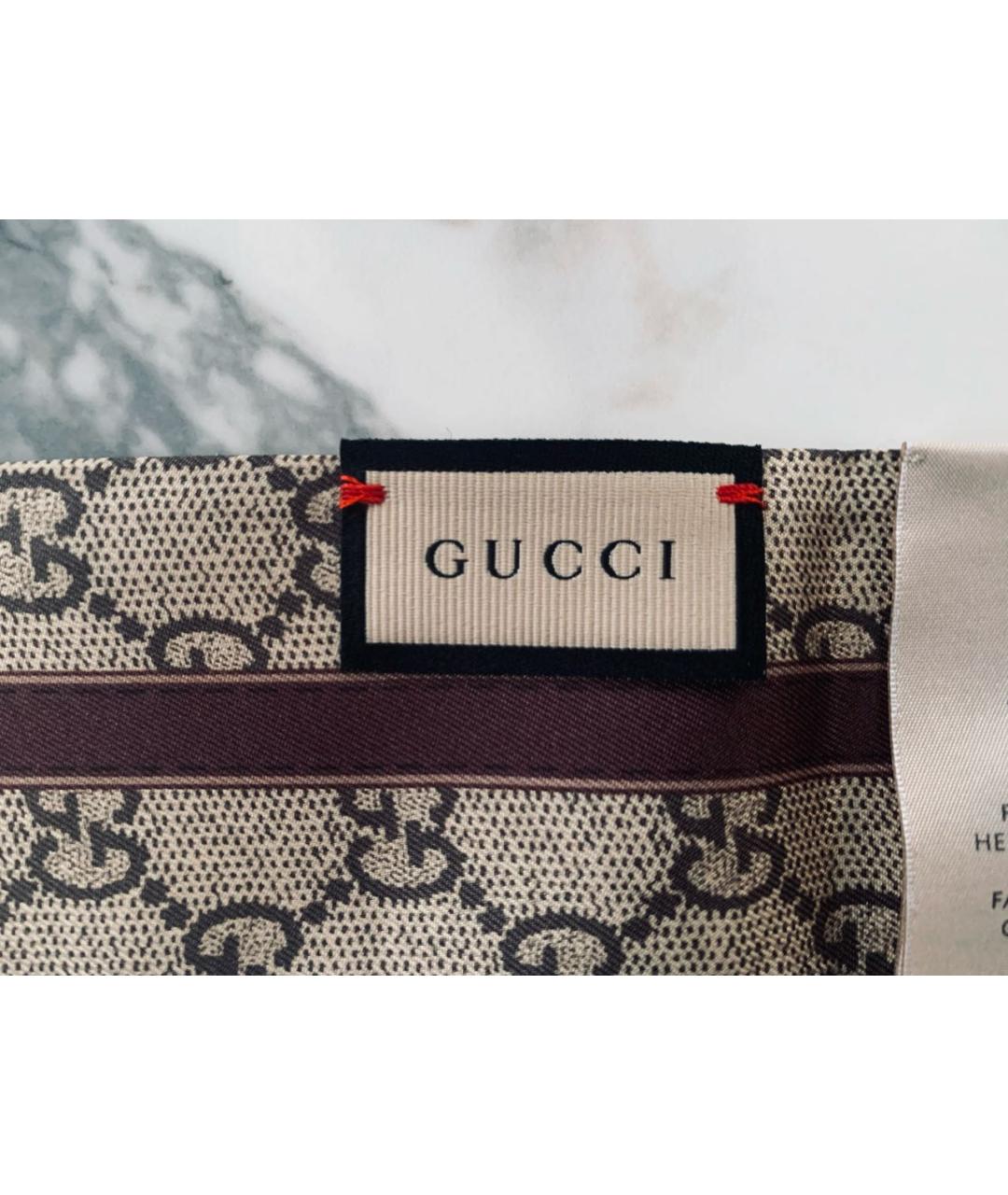 GUCCI Мульти шелковый платок, фото 4