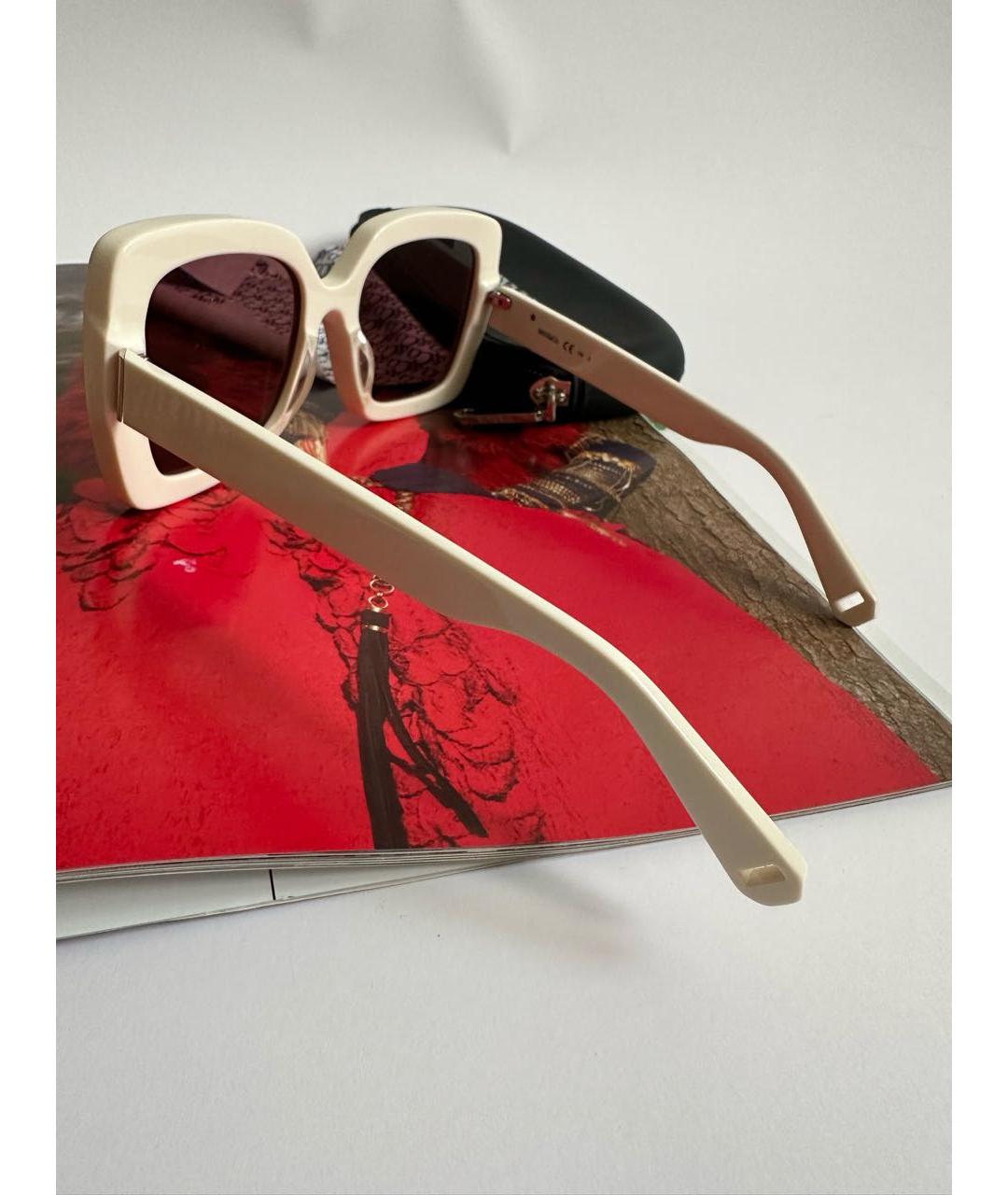 MAX&CO Белые пластиковые солнцезащитные очки, фото 8