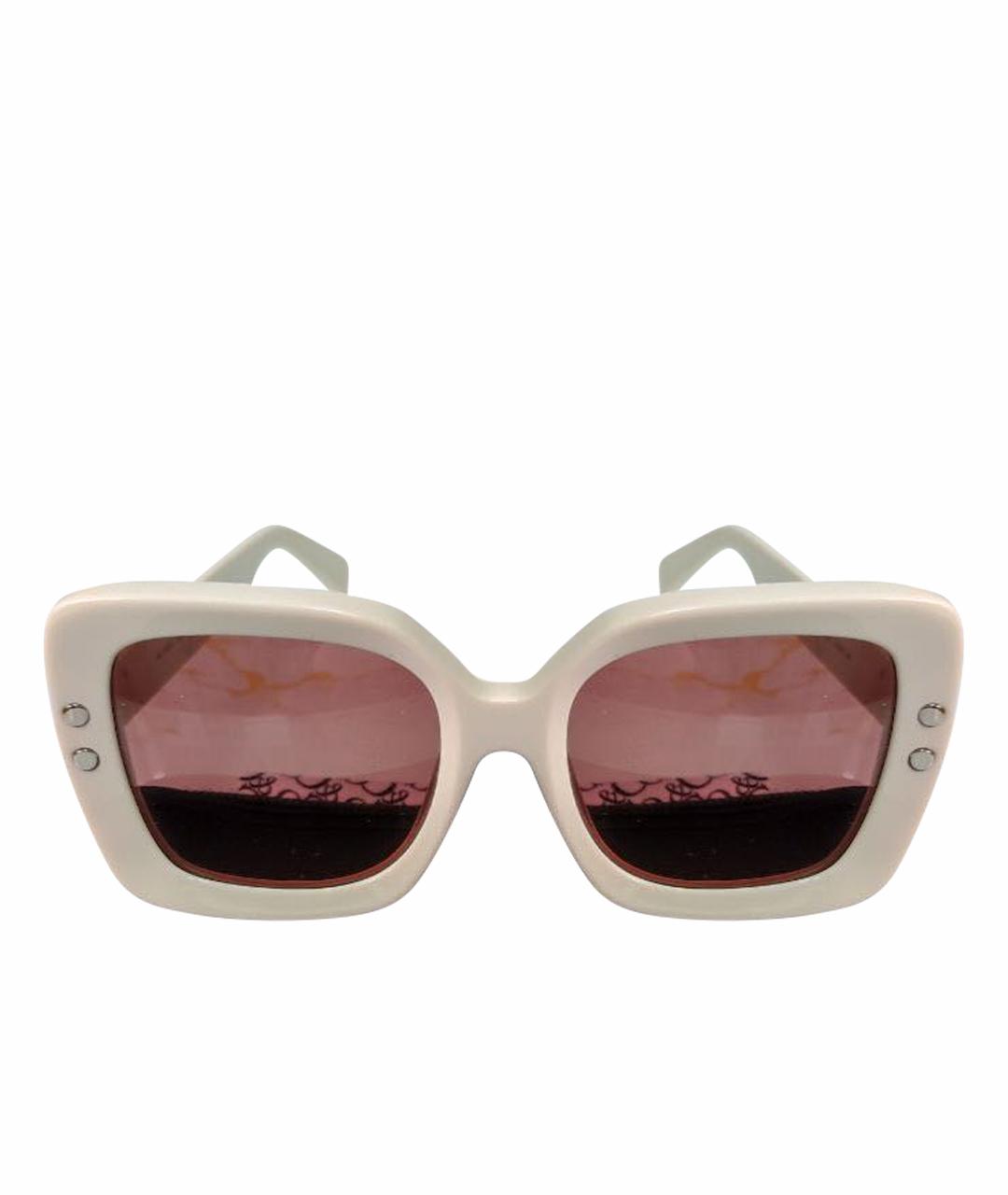 MAX&CO Белые пластиковые солнцезащитные очки, фото 1