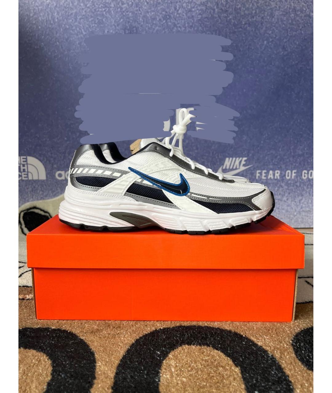 NIKE Белые низкие кроссовки / кеды из искусственной кожи, фото 6
