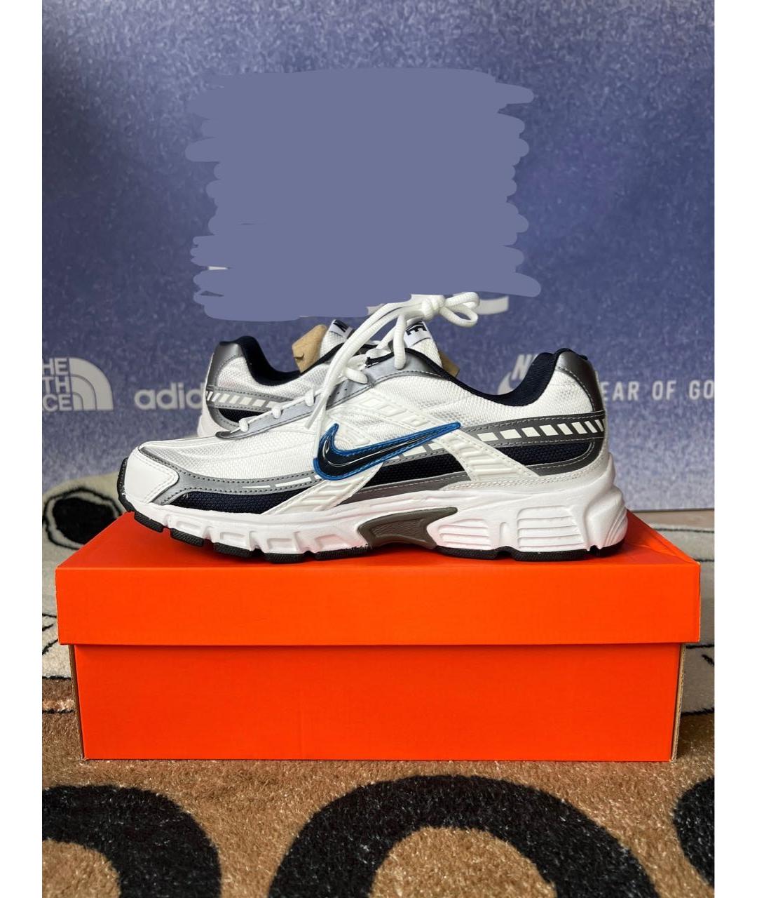 NIKE Белые низкие кроссовки / кеды из искусственной кожи, фото 8