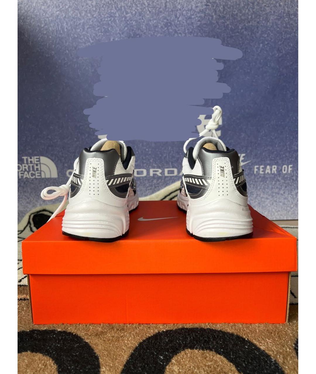NIKE Белые низкие кроссовки / кеды из искусственной кожи, фото 7