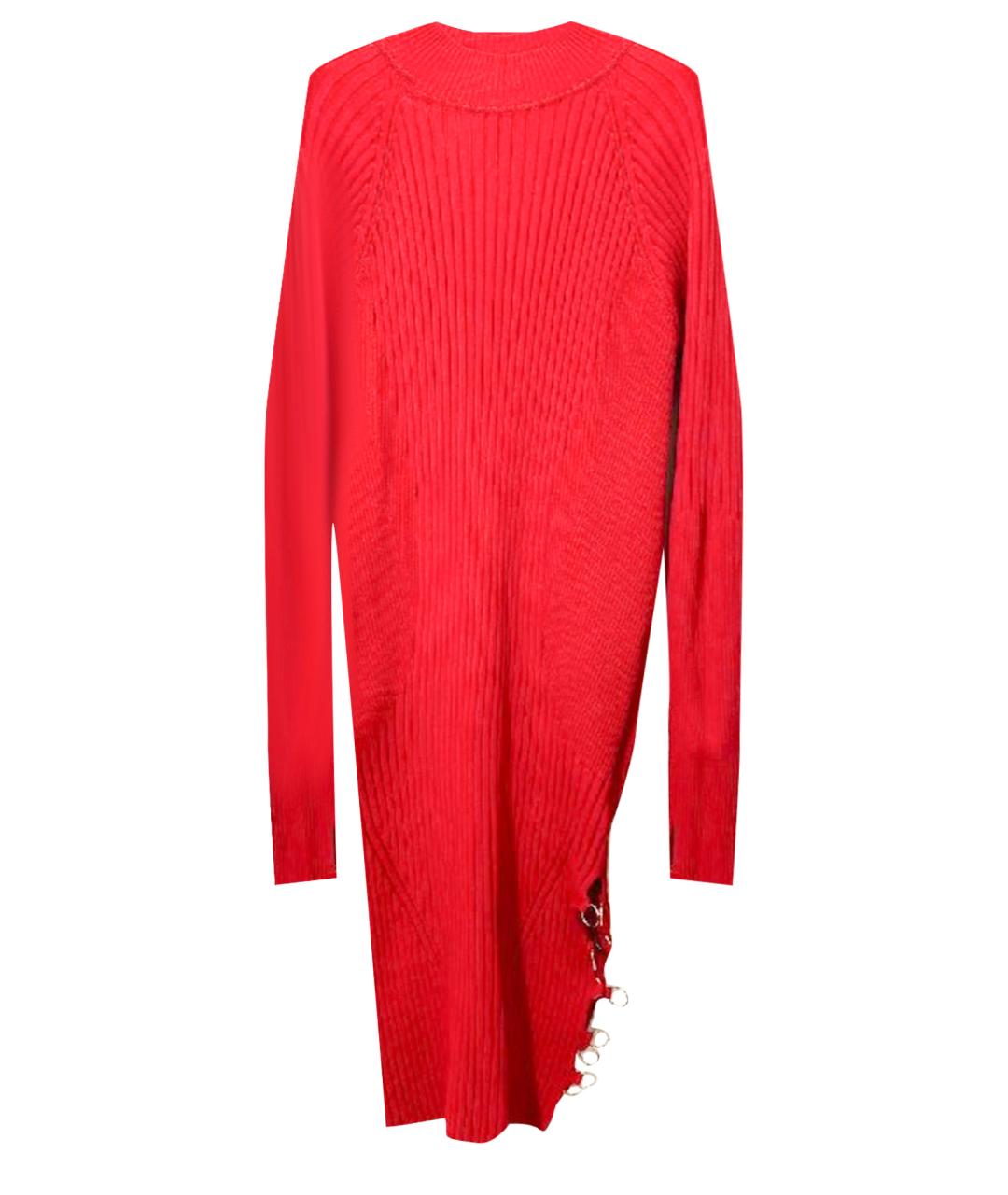 JACQUEMUS Красное вискозное платье, фото 1