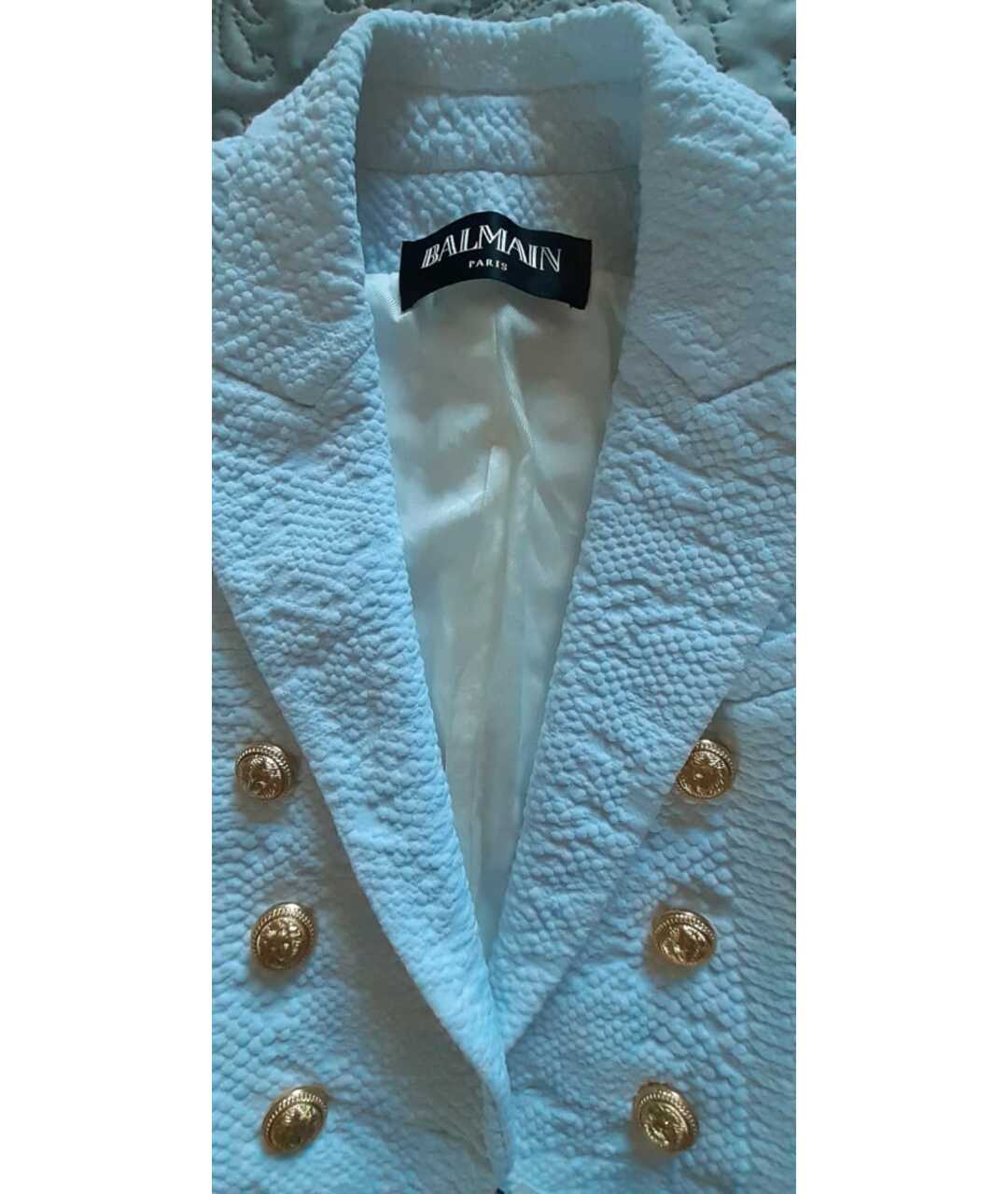 BALMAIN Белый полиамидовый жакет/пиджак, фото 3