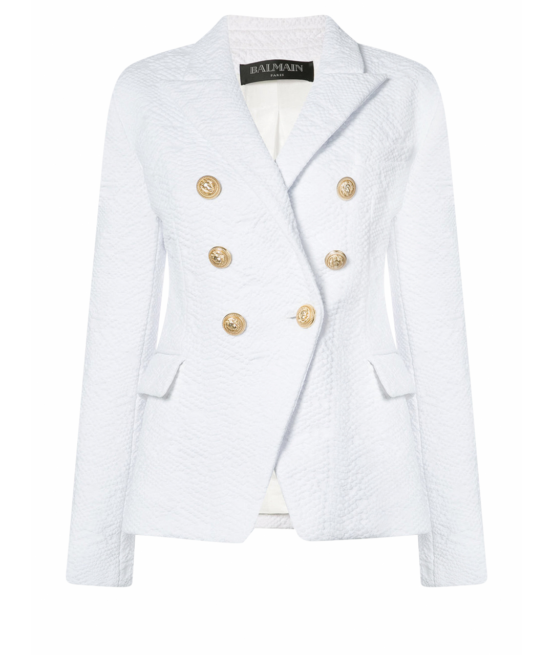 BALMAIN Белый полиамидовый жакет/пиджак, фото 1