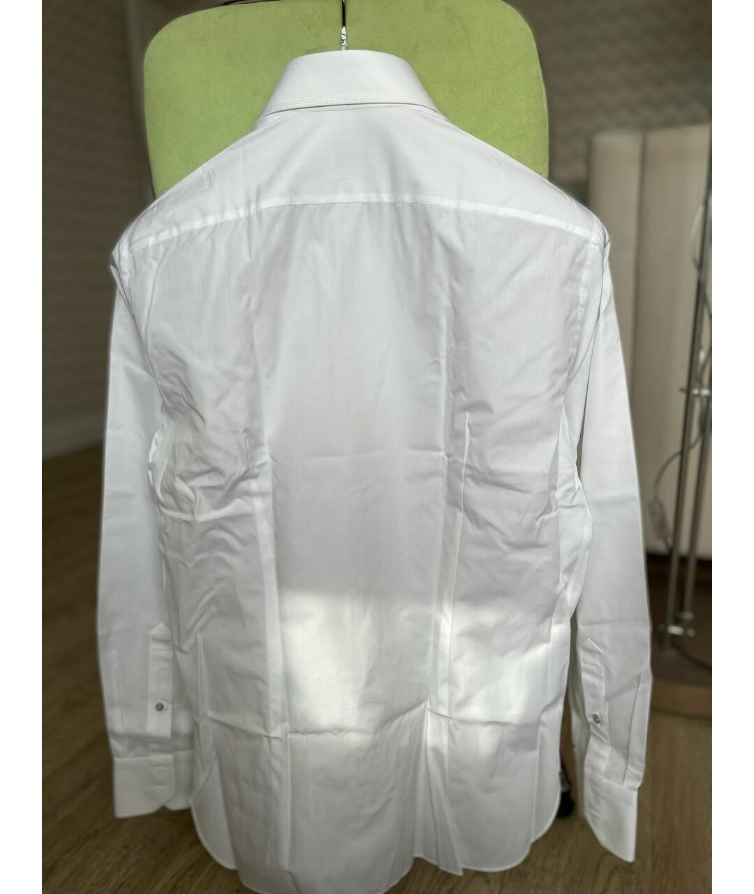 BRIONI Белая хлопковая классическая рубашка, фото 3