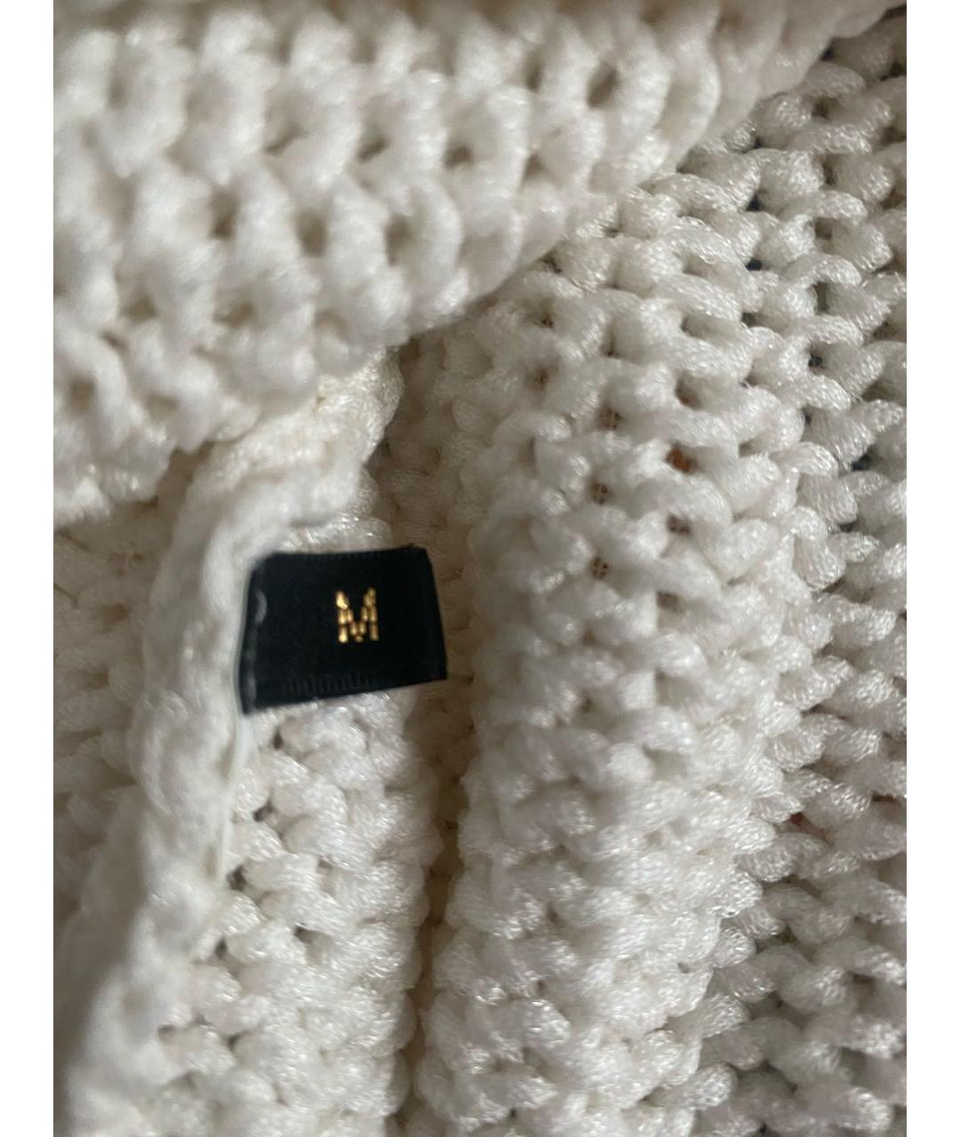 LES COPAINS Белый шелковый джемпер / свитер, фото 8